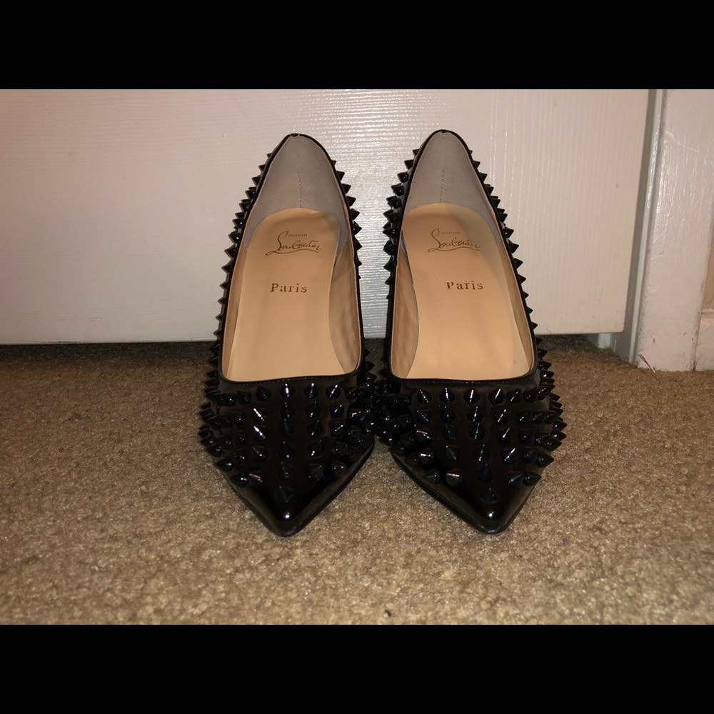 Louis Vuitton studded heels